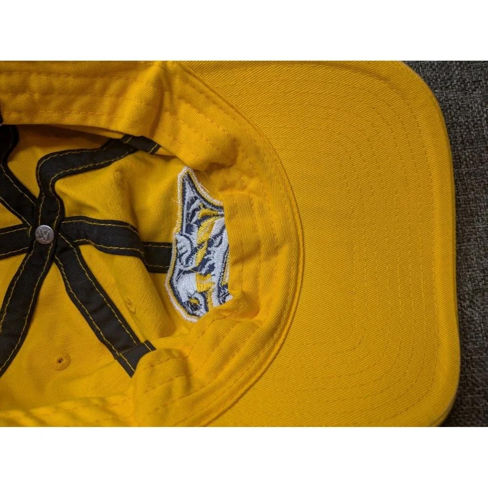 Nashville Predators NHL Hat '47 Yellow Strapback Baseball‎ Trucker Hockey Cap